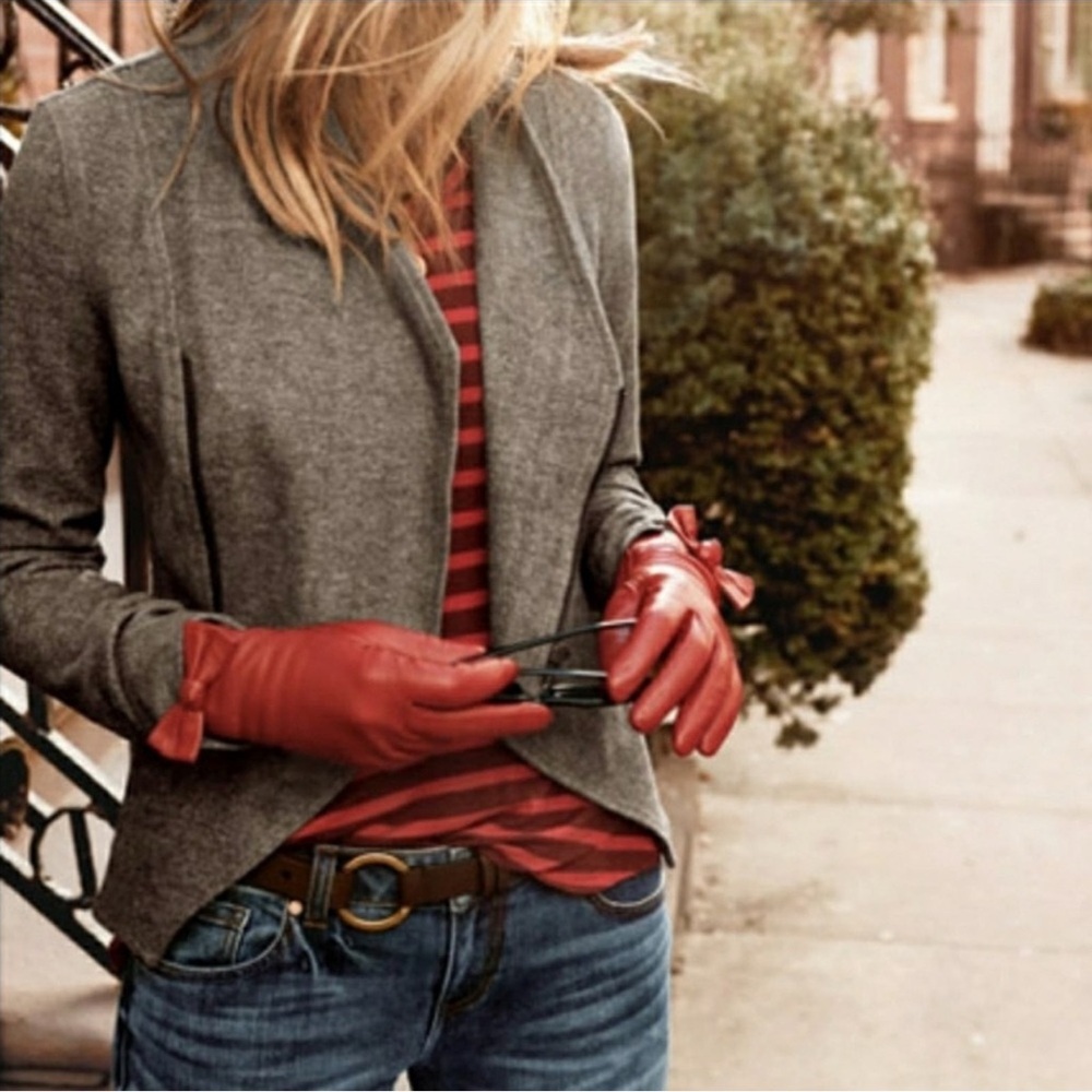 CAbi 3556 Gray Rebel moto Zip Up Ponte Knit Jacket womens size Large